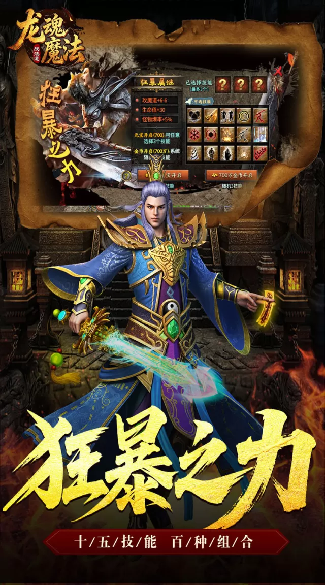 龙魂魔法（战法道狂暴十五技）游戏截图 4