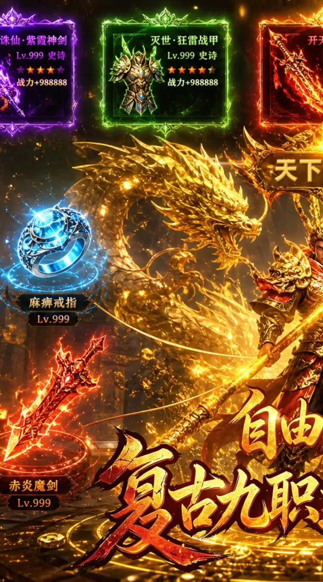 自由之光（天赋流复古九职业）游戏截图 2